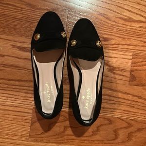Kate spade shoes. Black with Gold detail.